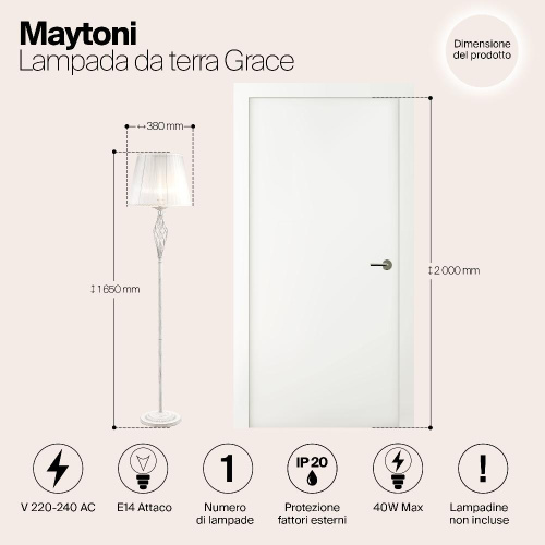 Торшер Maytoni Grace ARM247-11-G