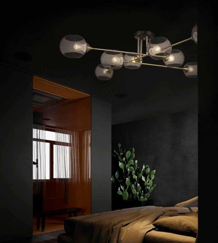 Потолочная люстра Seven Fires Stelara WD3511/8C-BK-AB-BK
