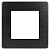 Рамка 1-постовая ЭРА 12 сатин черный 12-5101-06 Б0052504