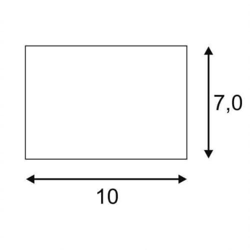 Настенный светодиодный светильник SLV Logs In 151320