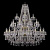 Подвесная люстра Bohemia Ivele 1403/20+10+5/400/3d G