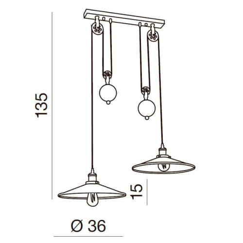 Подвесной светильник Azzardo Sweden 2 AZ1380