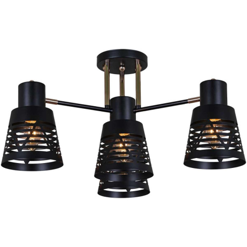 Люстра Reluce 06074-3.3-04 BK+FG