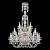 Подвесная люстра Bohemia Ivele 1402/16+8+4/300/XL-123/3D/G