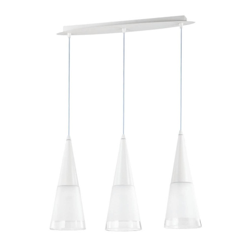 Подвесной светильник Ideal Lux Cono SP3 Bianco 112381 Подвесной светильник Ideal Lux Cono SP3 Bianco 112381
