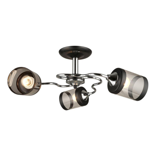 Потолочная люстра IMEX MD.3470-3-S CH+BK Потолочная люстра IMEX MD.3470-3-S CH+BK