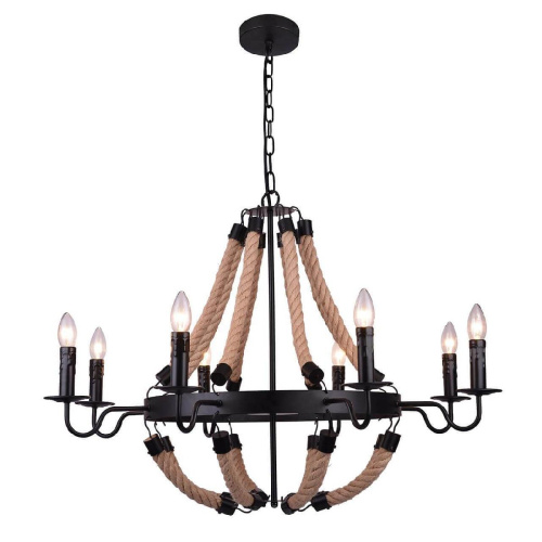 Подвесная люстра Arte Lamp Marsiglia A8956LM-8BK Подвесная люстра Arte Lamp Marsiglia A8956LM-8BK