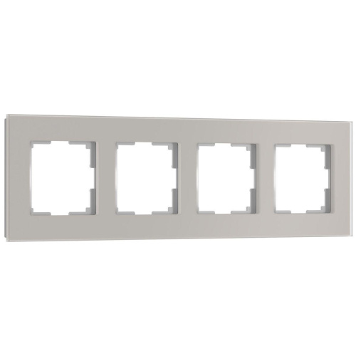 Рамка Werkel Senso на 4 поста дымчатый W0043117 4690389206467