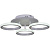 Потолочная светодиодная люстра Reluce 05855-0.3-03 WH (RGB)