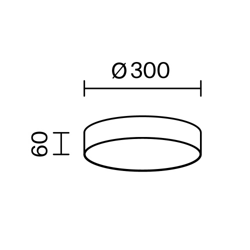 Потолочный светильник Technical C032CL-36W3K-RD-B Потолочный светильник Technical C032CL-36W3K-RD-B