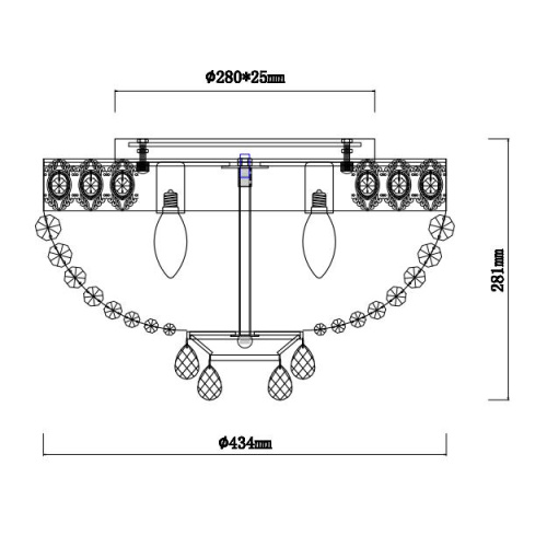 Подвесная люстра Rivoli Vittoria 1014-106 Б0037794 Подвесная люстра Rivoli Vittoria 1014-106 Б0037794