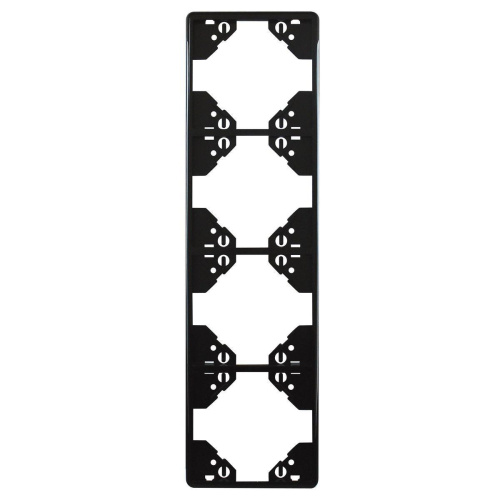 Рамка 4-постовая Efapel Apolo 5000 Standard черный 50942 TPT
