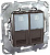 Розетка компьютерная 2хRJ45 Schneider Electric Unica MGU5.2424.12ZD