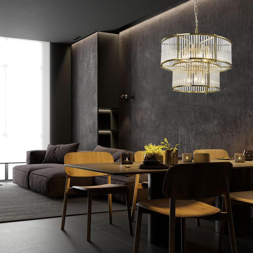 Подвесная люстра Lumien Hall Lariana LH3038/9P-A-CO-CL Подвесная люстра Lumien Hall Lariana LH3038/9P-A-CO-CL