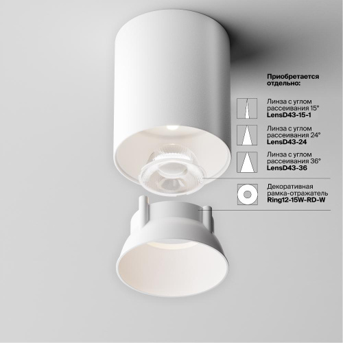 Потолочный светильник Technical C064CL-12W4K-RD-WB