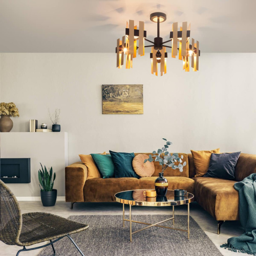 Потолочная люстра Eurosvet Spada 70116/5 черный