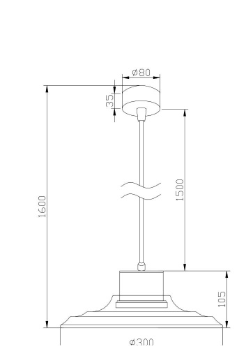 Подвесной светодиодный светильник Maytoni Remous P066PL-L9W4K