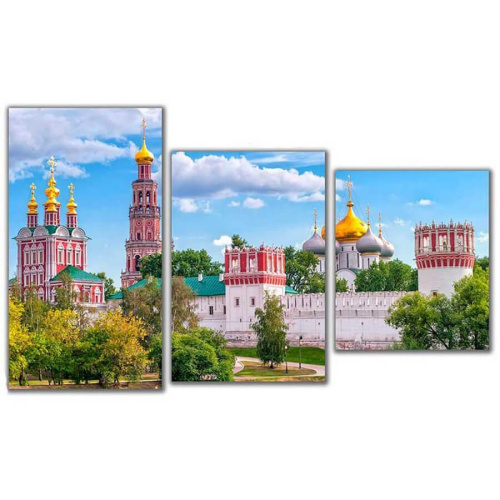 Мини модульная картина Золотые купола Toplight 55х94см TL-MM1010