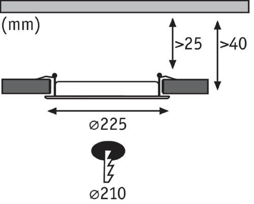 Встраиваемый светодиодный светильник Paulmann Smart Panel 50027