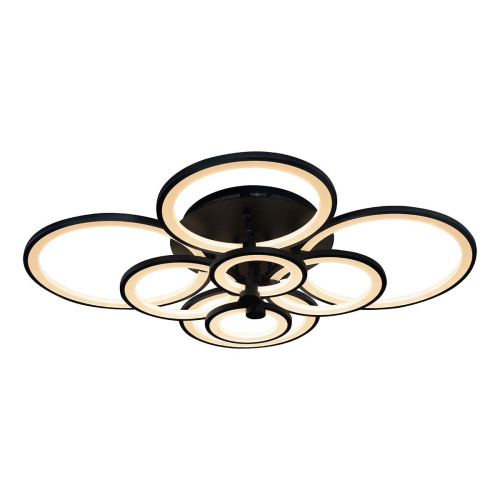 Потолочная светодиодная люстра iLedex Ring A001/8 BK Потолочная светодиодная люстра iLedex Ring A001/8 BK