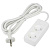Удлинитель Uniel Ultra 2гн х 3м б/з S-CU2-3 White UL-00009977
