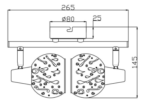 Спот Rivoli Gocce 7007-702