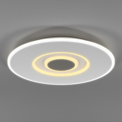 Потолочный светодиодный светильник Eurosvet Just 90219/1 белый/ серый