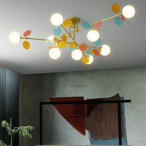 Потолочная Люстра Matisse B D120 Gold White By Imperiumloft