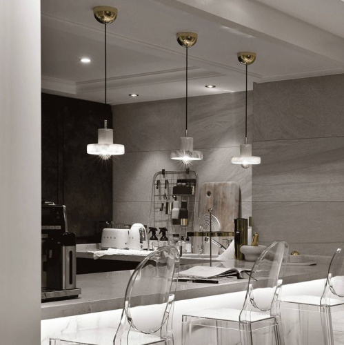 Подвесной Светильник Stone Pendant White By Imperiumloft By Imperiumloft