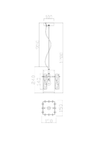 Подвесной светильник Freya Basilica FR5166PL-01BS