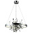 Подвесная люстра Crystal Lux GARDEN SPLED+3 D600 CHROME