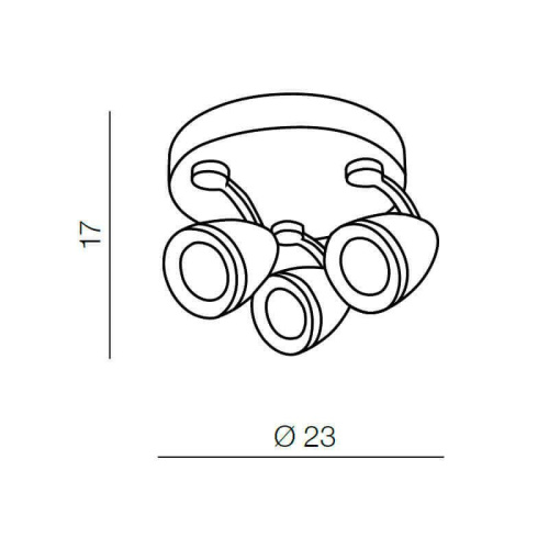 Спот Azzardo Albico 3 round AZ1243