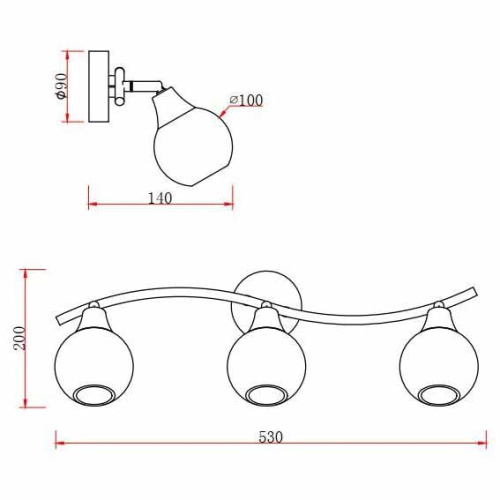 Спот Rivoli Acate 7013-703 Б0044760