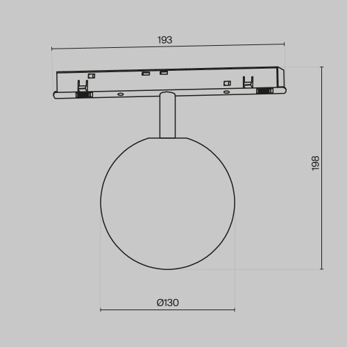 Трековый светильник Technical TR038-4-5W3K-WW-DS-W Трековый светильник Technical TR038-4-5W3K-WW-DS-W
