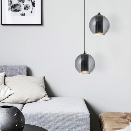 Подвесной светодиодный светильник Eurosvet Cobble 50258/1 LED дымчатый Подвесной светодиодный светильник Eurosvet Cobble 50258/1 LED дымчатый