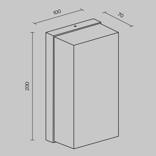 Настенный светильник (бра) Outdoor O454WL-L10GF3K Настенный светильник (бра) Outdoor O454WL-L10GF3K