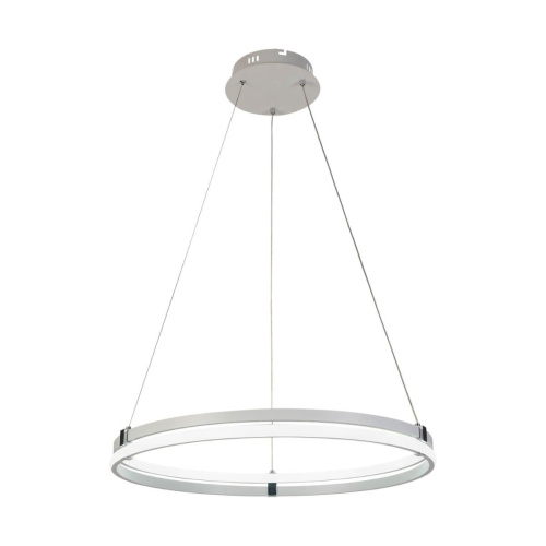 Подвесная светодиодная люстра Profit Light 6038/1 WHT+CHR Подвесная светодиодная люстра Profit Light 6038/1 WHT+CHR