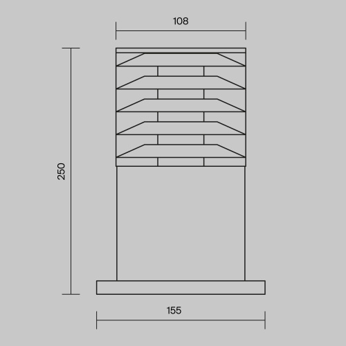 Ландшафтный светильник Maytoni Outdoor O576FL-01GR Ландшафтный светильник Maytoni Outdoor O576FL-01GR