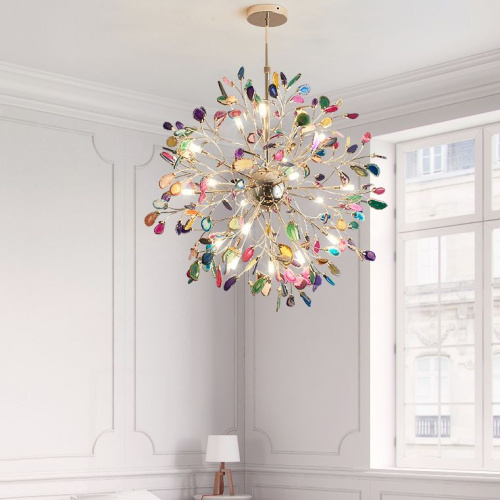 Потолочная Люстра Agate 8 L18 Multicolor By Imperiumloft
