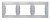 Рамка 3-постовая Schneider Electric Sedna SDN5800560