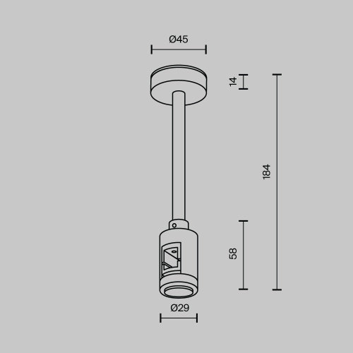 Комплектующие для трековой системы Technical TRA156C-SL1-BS Комплектующие для трековой системы Technical TRA156C-SL1-BS