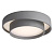Потолочный светодиодный светильник Crystal Lux Flor PL39W Led 4000K GR