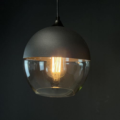 Подвесной Светильник Nord C D20 Black/Transparent By Imperiumloft