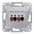Аудиорозетка х2 Schneider Electric Sedna SDN5400160