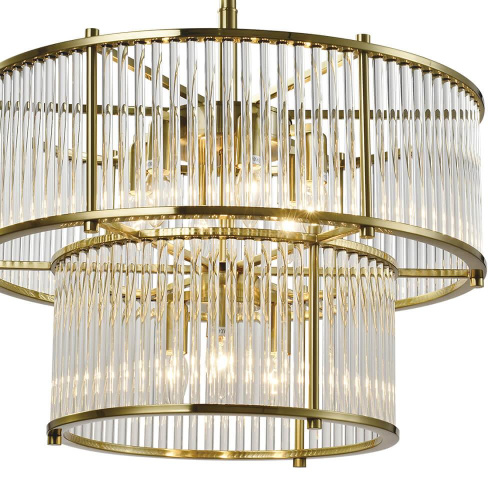 Подвесная люстра Lumien Hall Lariana LH3038/9P-A-CO-CL Подвесная люстра Lumien Hall Lariana LH3038/9P-A-CO-CL