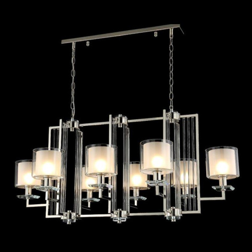 Подвесная люстра Crystal Lux Nicolas SP8 L1000 Gold/White Подвесная люстра Crystal Lux Nicolas SP8 L1000 Gold/White