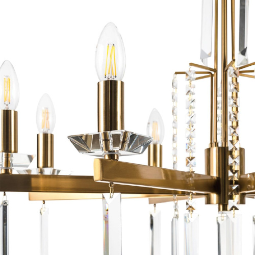 Подвесная люстра Crystal Lux Marron SP8 Brass Подвесная люстра Crystal Lux Marron SP8 Brass