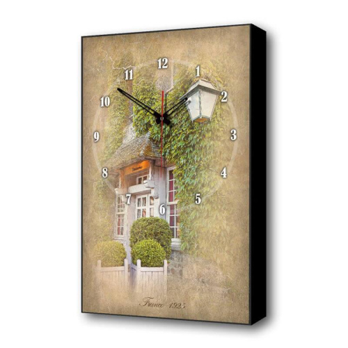 Настенные часы Французский дворик II Timebox Toplight 60х37х4см TL-C5031