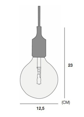 Подвесной Светильник Muuto E27 Color By Imperiumloft