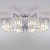 Потолочная люстра Eurosvet April 10126/8 хром/прозрачный хрусталь Strotskis Smart